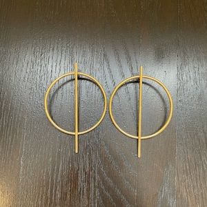 Rag & Bone gold hoop earrings